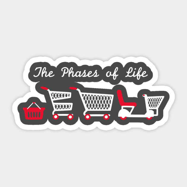 Phases of Life - Shopping Sticker by jph